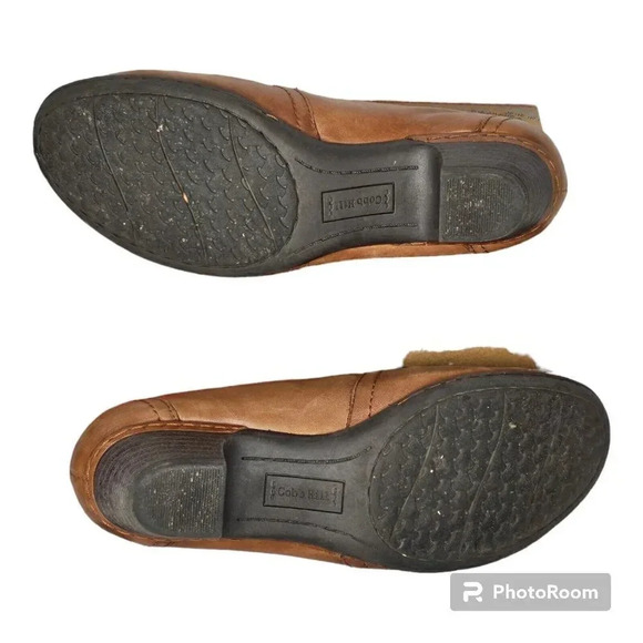 Cobb Hill Ankle Boots Women's 7 W Brown Leather Comfort Slip On Heel Adele Ch - Picture 9 of 12